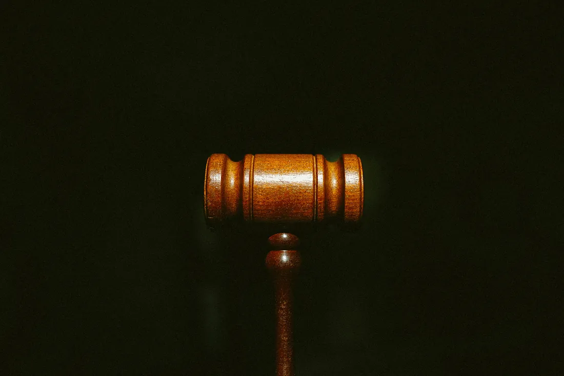 Wooden judge's gavel - compensation claims Wooden judge's gavel - compensation claims