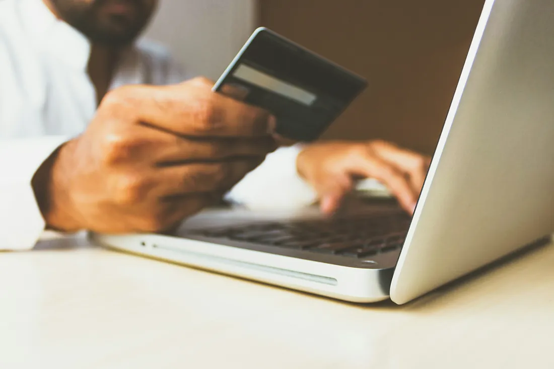 Card payment on a laptop - consumer protection Card payment on a laptop - consumer protection