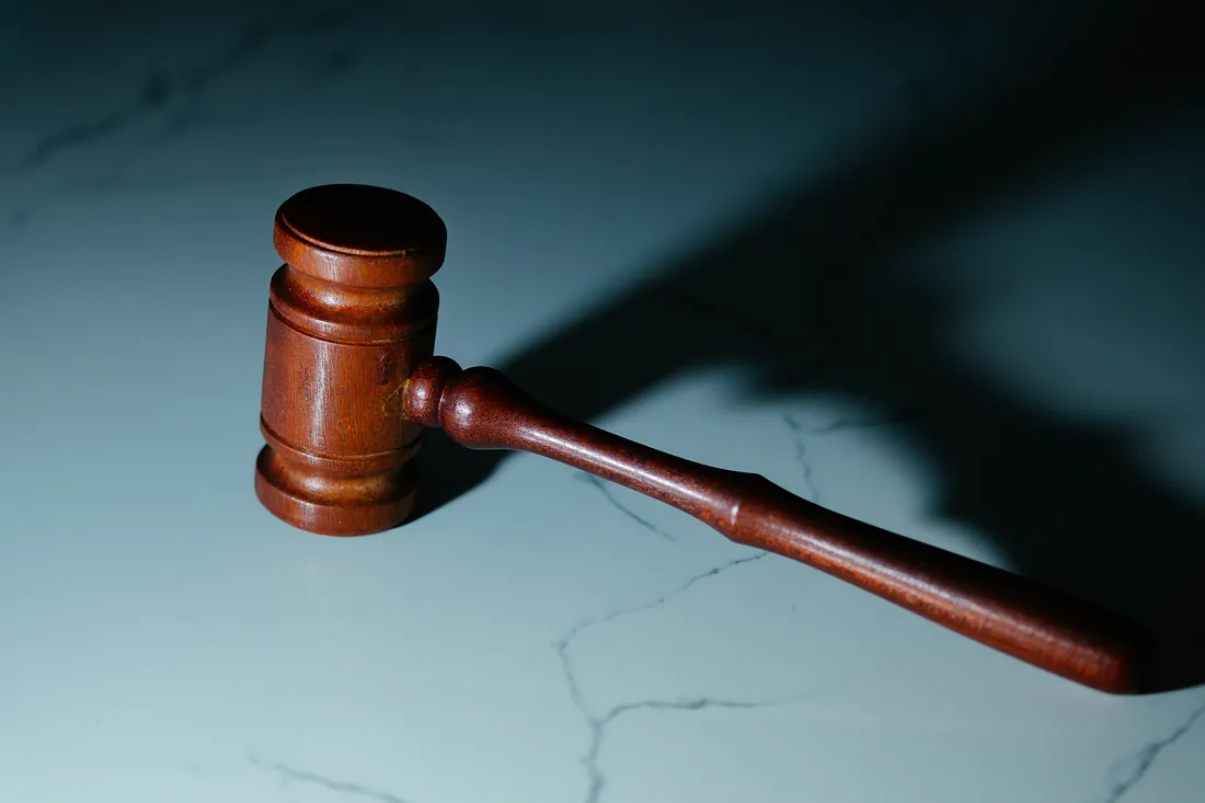 Judge's gavel - enforcement proceedings Judge's gavel - enforcement proceedings